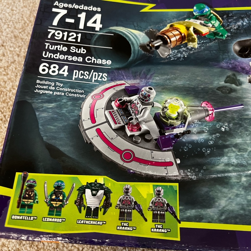 LEGO Teenage Mutant Ninja Turtles Set 79121 Turtle Sub Undersea Chase - Picture 4 of 11